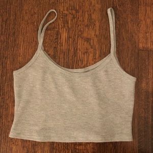 grey brandy melville tank!